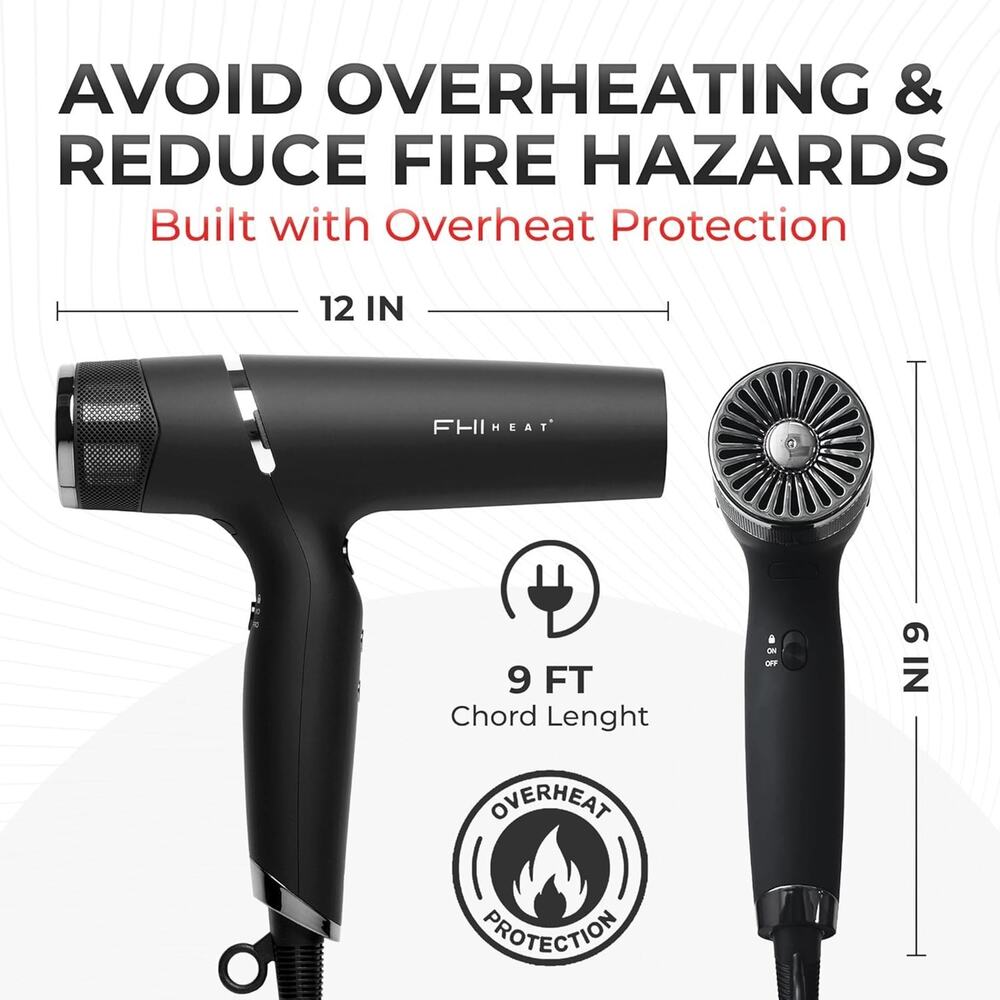 FHI Heat Innovator Pro Power Speed Hair Dryer w/ Diffuser Quick Dry $350 - Picture 3 of 4